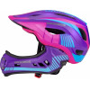 Rockbros TT-32SBPP-S children's Bicycle Helmet With Detachable chinbar, Size S - purple-Pink 5907769362224 - (Rockbros-TT-32SBPP-S)