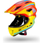 Rockbros TT-32SOYB-S children's Bicycle Helmet With Detachable chinbar, Size S - yellow-Orange 5907769312434 - (Rockbros-TT-32SOYB-S)