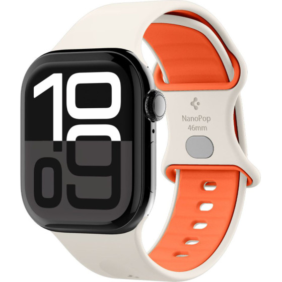 Spigen - Nano Pop - Apple Watch 1/2/3/4/5/6/7/8/9/10/SE/Se 2 (38/40/41/42mm) - Orange Beige - (AMP09326)