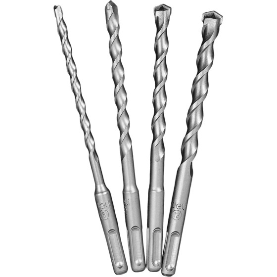 DELI ��� �������� ��� �����, 40Cr YG8, 6/8/10/12x160mm, Sds Plus, 4��� - (DH-YCZ004-WD1)