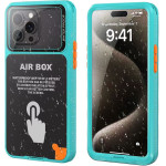 ShellBox - Airbox Waterproof IP68 (6.7 inch) - Iphone 12 Pro Max/13 Pro Max/14 Pro Max/ 15 Pro Max/16 Pro Max/15+/16+ - Blue