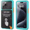 ShellBox - Airbox Waterproof IP68 Case (6.1 inch) - Iphone 12/12 Pro/13/13 Pro/14/14 pro/15/15 Pro/16 - Blue