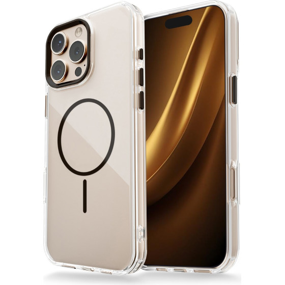 TFO Clear Thin Mag Case For Iphone 17 Air black