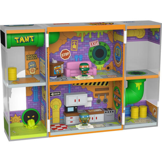 Funko Bitty Pop! Box: Teenage Mutant Ninja Turtles - Sewer Lair Vinyl Figures