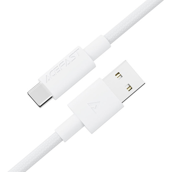 Hoco ������� �������� Acefast USB-A �� USB-C 3A Fast Charge USB2.0 Braided ����� 1.2m. - (C18-04)