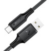 Hoco ������� �������� Acefast USB-A �� USB-C 3A Fast Charge USB2.0 Silicon ����� 1.2m. - (C17-04)