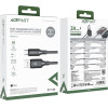 Hoco ������� �������� Acefast USB-A �� USB-C 3A Fast Charge USB2.0 Silicon ����� 1.2m. - (C17-04)