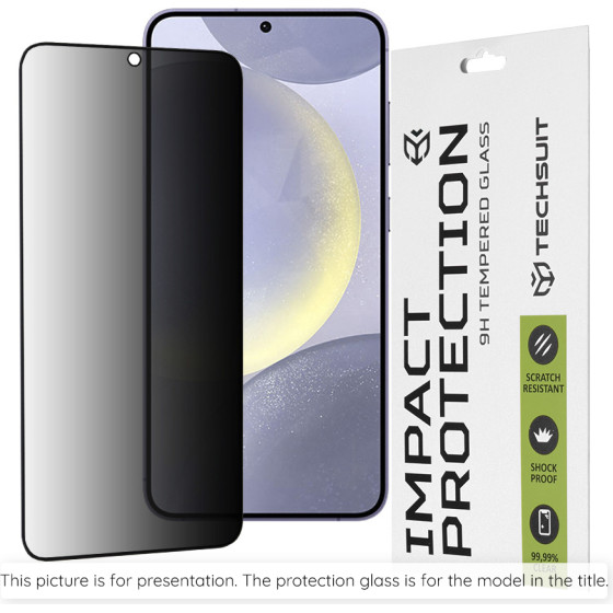 Techsuit - 111D Privacy Full Glue - Iphone 17 - Black