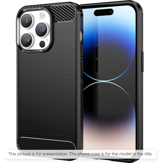 Techsuit - Carbon Silicone - Iphone 17 Pro - Black
