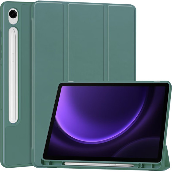 Techsuit - Flex Trifold (With Pencil Holder) - Xiaomi Redmi Pad 2 - Green