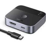 HDMI/USB-C Switch 2 ������ 4K/60Hz Ugreen AW503 55452 - (AW503/55452)