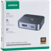 HDMI/USB-C Switch 2 ������ 4K/60Hz Ugreen AW503 55452 - (AW503/55452)