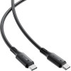 Hoco ������� �������� Acefast USB-C �� USB-C PD60W 3A Fast Charge USB2.0 Silicon ����� 1.2m. - (C17-03)