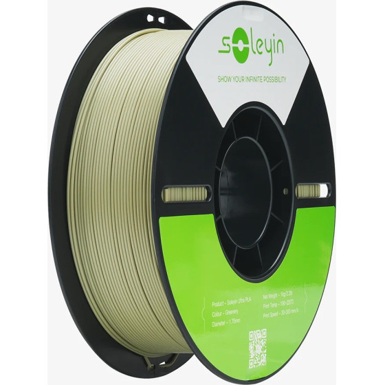 Creality Soleyin Ultra Pla Grass Green (Greenery) 3D Printer Filament 1 Kg Spool,1.75 Mm - (3301010503)