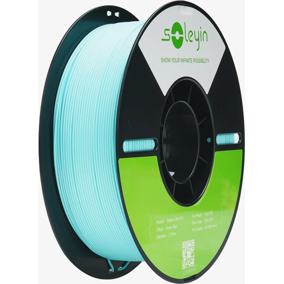Creality Soleyin Ultra Pla Ocean Blue 3D Printer Filament 1 Kg Spool,1.75 Mm - (3301010502)