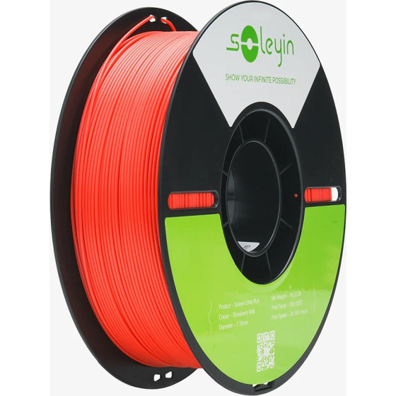 Creality Soleyin Ultrapla Strawberry Cream (Strawberry Milk) 3D Printer Filament 1 Kg Spool,1.75 Mm - (3301010510)