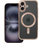 Electro Mag Cover Case Compatible With Magsafe For Iphone 16 Brown OEM