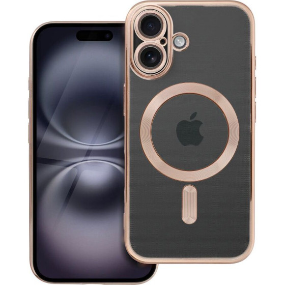 Electro Mag Cover Case Compatible With Magsafe For Iphone 16 Brown OEM
