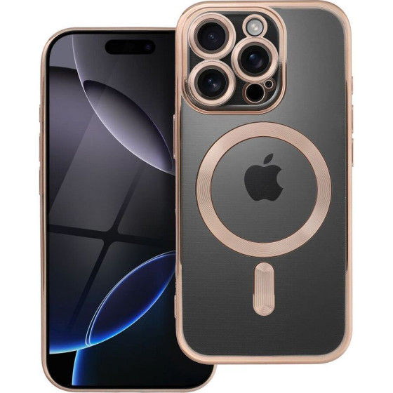 Electro Mag Cover Case Compatible With Magsafe For Iphone 16 Pro Brown OEM