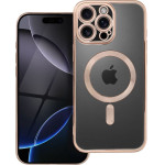 Electro Mag Cover Case Compatible With Magsafe For Iphone 16 Pro Max Brown OEM