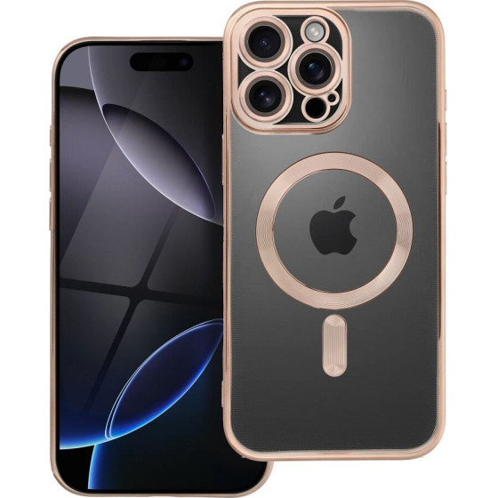 Electro Mag Cover Case Compatible With Magsafe For Iphone 16 Pro Max Brown OEM