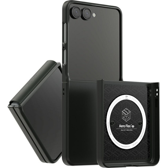 Araree Case Aero Flex M Magsafe Qi2 For Samsung Galaxy Z Flip7 Black - (AR20-02317A)
