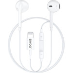 BWOO Wired Headphone Lightning With Volume Control HF179 white