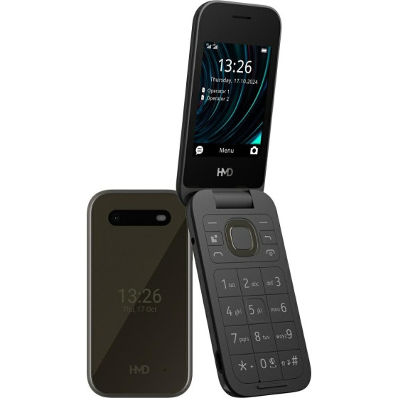 HMD Phone 2660 Flip TA-1711 Ds Black - (1GF033CPH1L04)