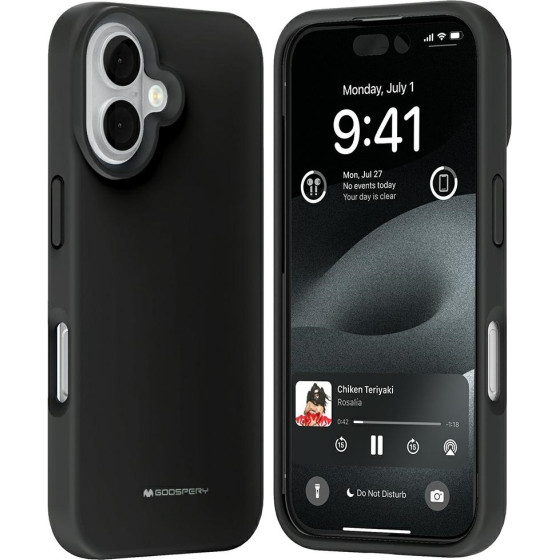 Mercury Case Pure Magsafe Silicone Iphone 16 6.1 black
