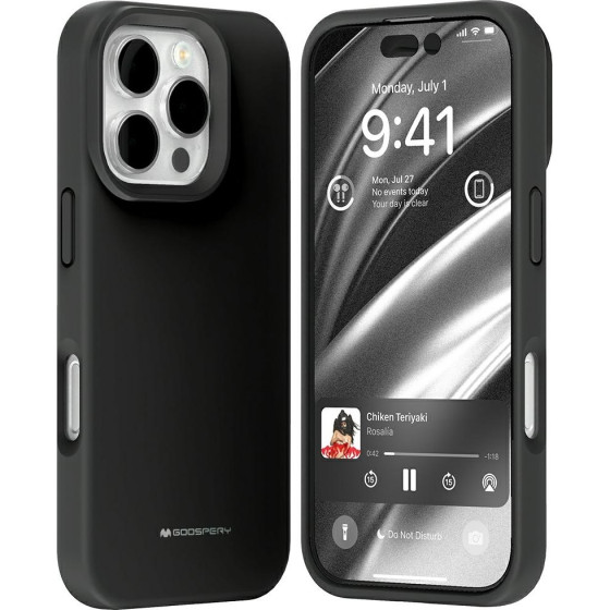 Mercury Case Pure Magsafe Silicone Iphone 16 Pro 6.3 black