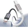 Usams Cable Bicolor Series SJ756 Pd 60W USB-C/USB-C 1.2m Black And White - (SJ756USB01)
