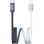 Usams Cable Bicolor Series SJ757 Pd 30W USB-C/Lightning 1.2m Black And White - (SJ757USB01)