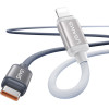 Usams Cable Bicolor Series SJ757 Pd 30W USB-C/Lightning 1.2m Black And White - (SJ757USB01)