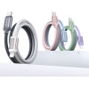 Usams Cable Bicolor Series SJ757 Pd 30W USB-C/Lightning 1.2m Blue And Pink - (SJ757USB03)