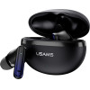 Usams Earphones Bluetooth Echo E02 Tws ANC+Enc Wireless Black - (BHE0201)