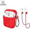 Usams Etui Ochronne Do Airpods siliconczerwony/Red (US-BH423) - (BH423AP04)