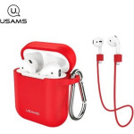 Usams Etui Ochronne Do Airpods siliconczerwony/Red (US-BH423) - (BH423AP04)