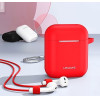 Usams Etui Ochronne Do Airpods siliconczerwony/Red (US-BH423) - (BH423AP04)
