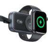 Usams Inductive Charger For Apple Watch CD245 2-in-1 With 1200mAh Powerbank + USB-C Cable Titanium - (CD245SBWXC02)