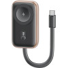 Usams Inductive Charger For Apple Watch CD245 2-in-1 With 1200mAh Powerbank + USB-C Cable Tarnish - (CD245SBWXC01)