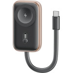 Usams Inductive Charger For Apple Watch CD245 2-in-1 With 1200mAh Powerbank + USB-C Cable Tarnish - (CD245SBWXC01)