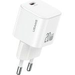 Usams Wall Charger Jo Series CC260 20W USB-C + 1m USB-C/Lightning Cable White - (JOXLTZ03)
