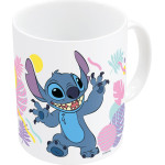 Stor: Stitch Hawaian Flower - Ceramic Mug In Gift Box (325ml) (88140)