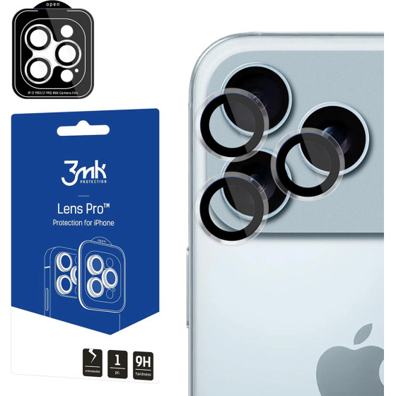 3MK Protection 3MK Lens Protection Pro Camera Lens Glass For Apple Iphone 17 Pro /17 Pro Max - Clear - (159292-0)