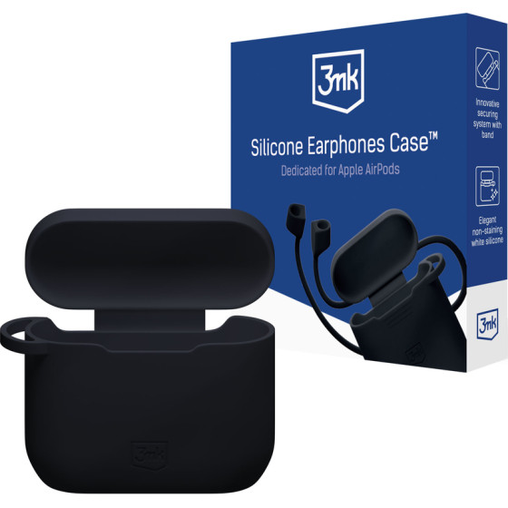 3MK Protection 3MK Silicone Airpods Case For Apple Airpods 3rd gen. - Black - (157855-0)
