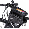 WILDMAN Traveling Bag For Bike Frame With Zipper 1,2L (4 ''- 7'') XT6 black