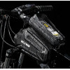 WILDMAN Traveling Bag For Bike Frame With Zipper 1,2L (4 ''- 7'') XT6 black