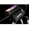 WILDMAN Traveling Bag For Bike Frame With Zipper 1,2L (4''-7'') E6S black