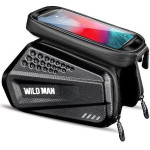 WILDMAN Traveling Bag For Bike Frame With Zipper 1,2L (4''-7'') ES6 black