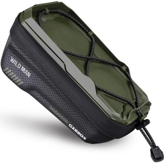 WILDMAN Traveling Bag For Bike Frame With Zipper 1L ( 4''- 7'') GX220X green